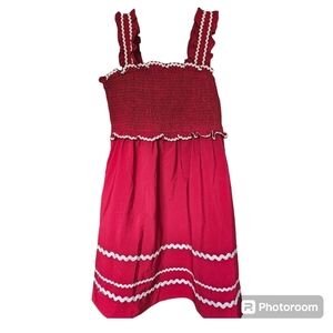 TCEC Maroon/Crimson White L collegiate dress